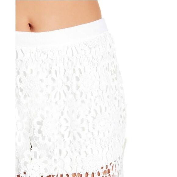 Trina Turk Pedra Lace Eyelet White Skort Shorts Size 0 NWT - Picture 12 of 12